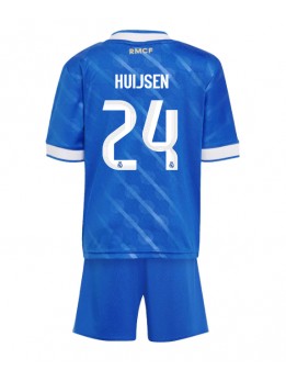 Billige Real Madrid Dean Huijsen #24 Tredjedraktsett Barn 2025-26 Kortermet (+ Korte bukser)